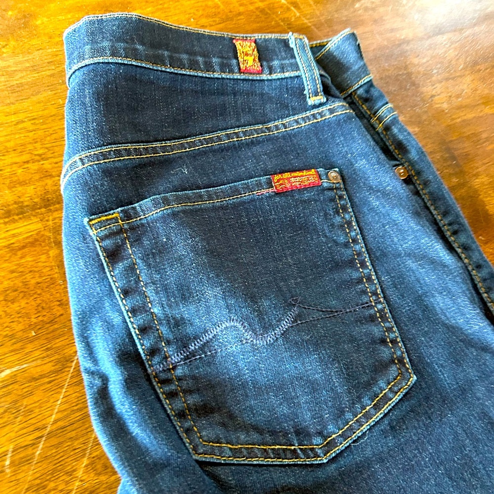 7 for all Mankind Carson blue jeans - 32W